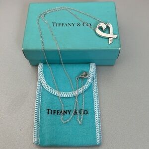 Tiffany&Co Small Loving Heart Paloma Picasso Necklace 925, Pre-Owned
